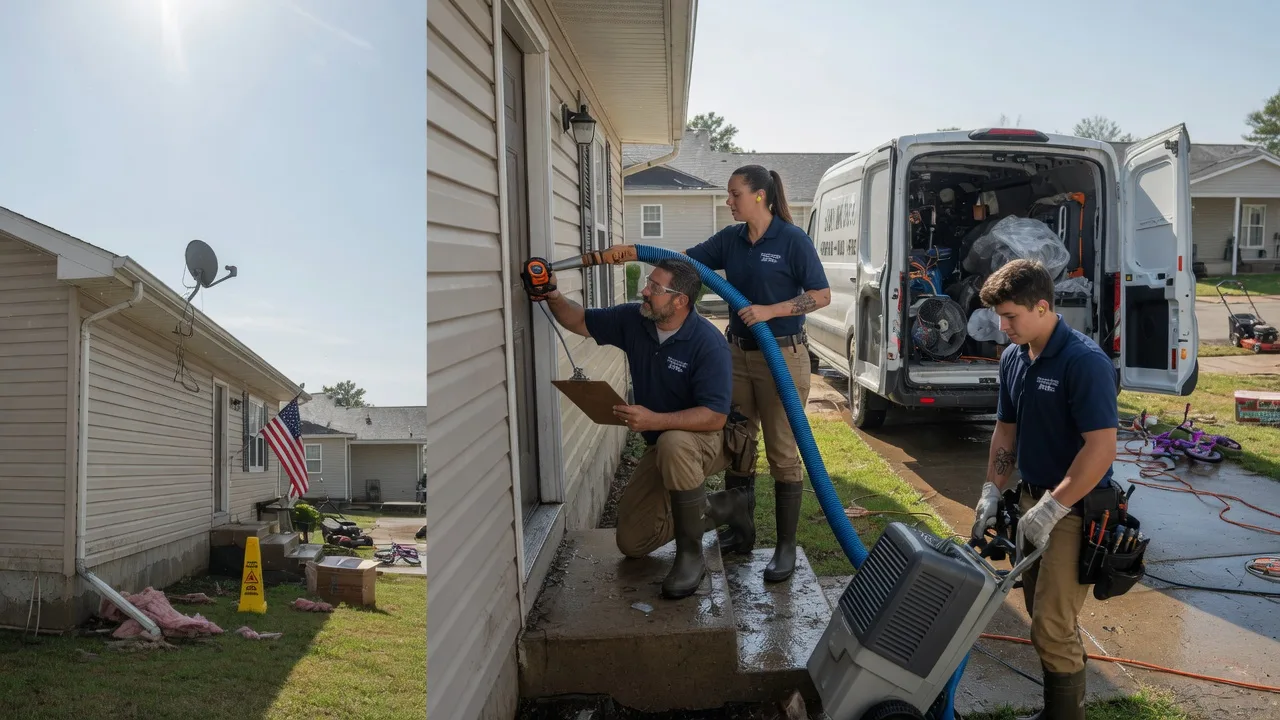 Ceiling Water Damage Restoration in Midvale, OH near me